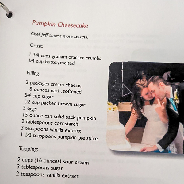 Pumpkin Cheesecake recipe